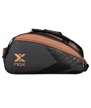 Nox Luxury Open Series Black Brown padel bag