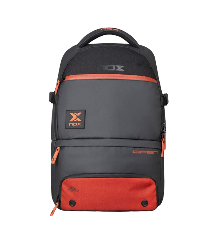 NOX LUXURY OPEN SERIES BACKPACK BLACK/RED