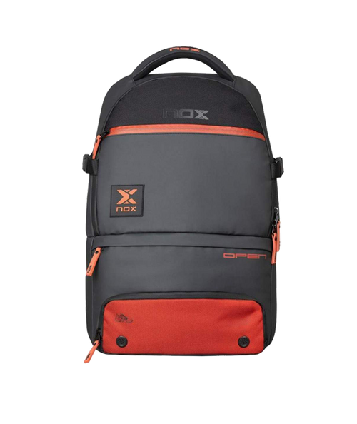 NOX LUXURY OPEN SERIES BACKPACK BLACK/RED