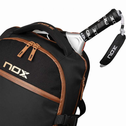 NOX LUXURY OPEN SERIES BACKPACK BLACK/BROWN