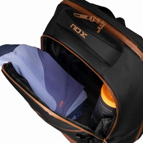NOX LUXURY OPEN SERIES BACKPACK BLACK/BROWN