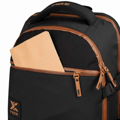 NOX LUXURY OPEN SERIES BACKPACK BLACK/BROWN