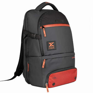 NOX LUXURY OPEN SERIES BACKPACK BLACK/RED