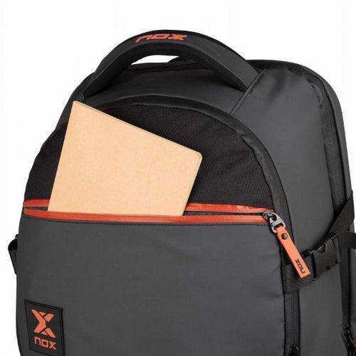 NOX LUXURY OPEN SERIES BACKPACK BLACK/RED