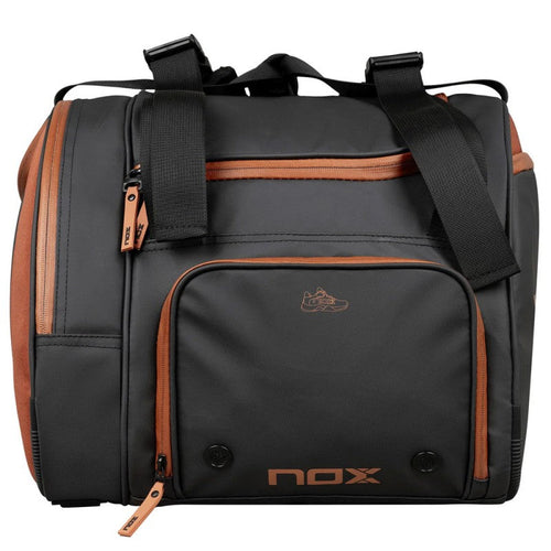 Nox Luxury Open Series Black Brown padel bag