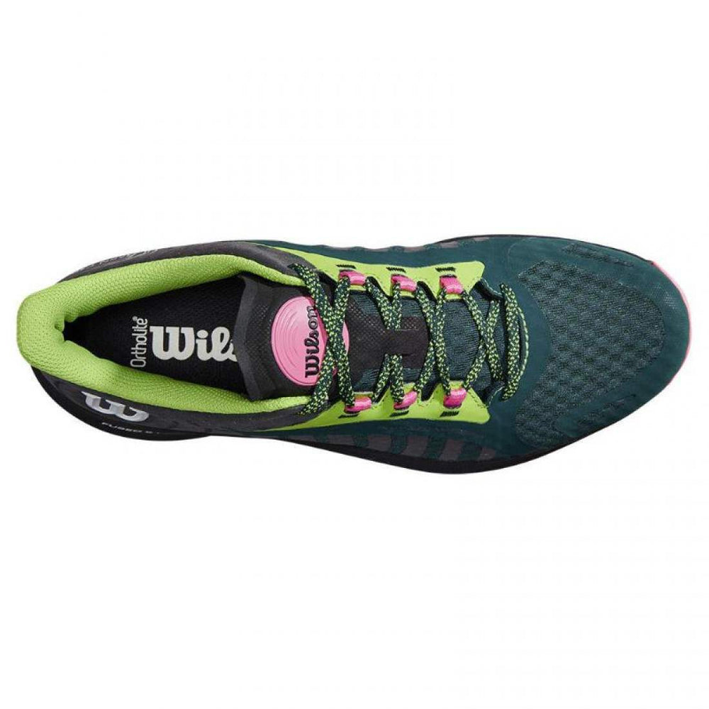 Wilson Huracán Pro Green Black Women's Sneakers